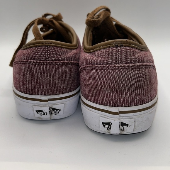 Vans Atwood Twill Red Size 8 - Picture 4 of 7